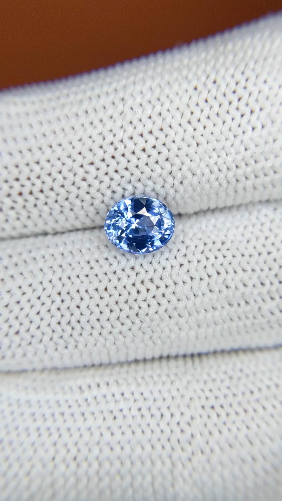 1.65 Ct. Blue Sapphire from Ceylon (Sri Lanka) Size Video