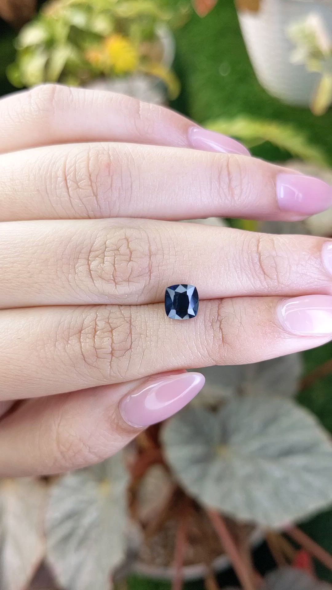 1.93 Ct. Greenish Blue Sapphire from Ceylon (Sri Lanka) Size Video
