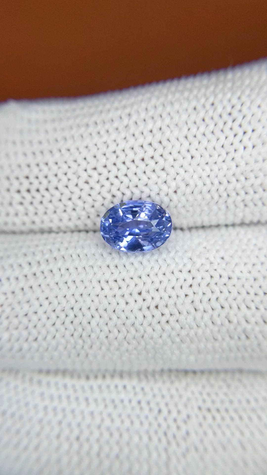 1.96 Ct. Blue Sapphire from Ceylon (Sri Lanka) Size Video