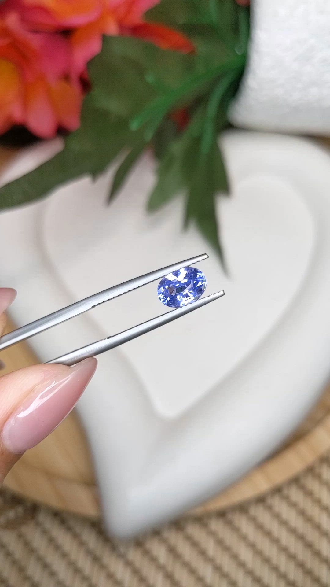 1.96 Ct. Blue Sapphire from Ceylon (Sri Lanka) Size Video
