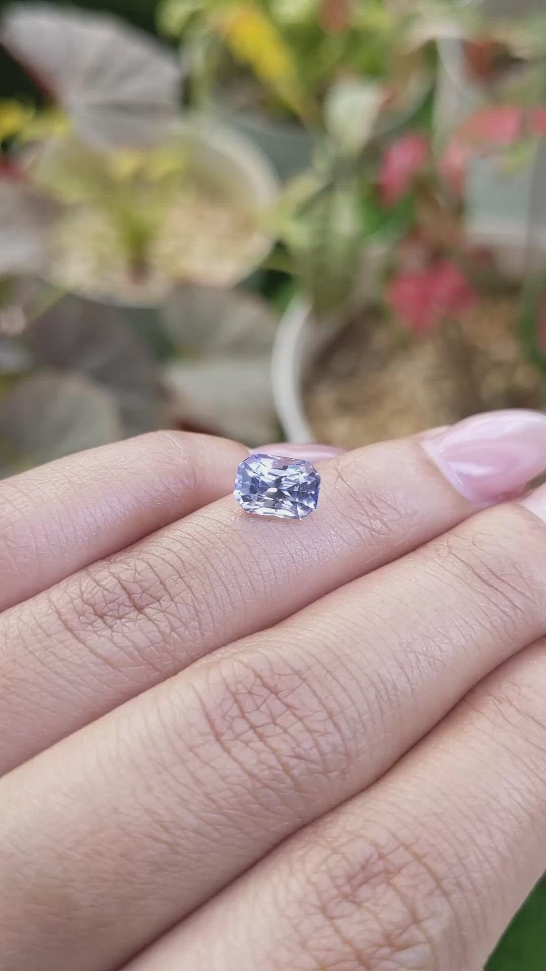 2.12 Ct. Blue Sapphire from Ceylon (Sri Lanka) Size Video
