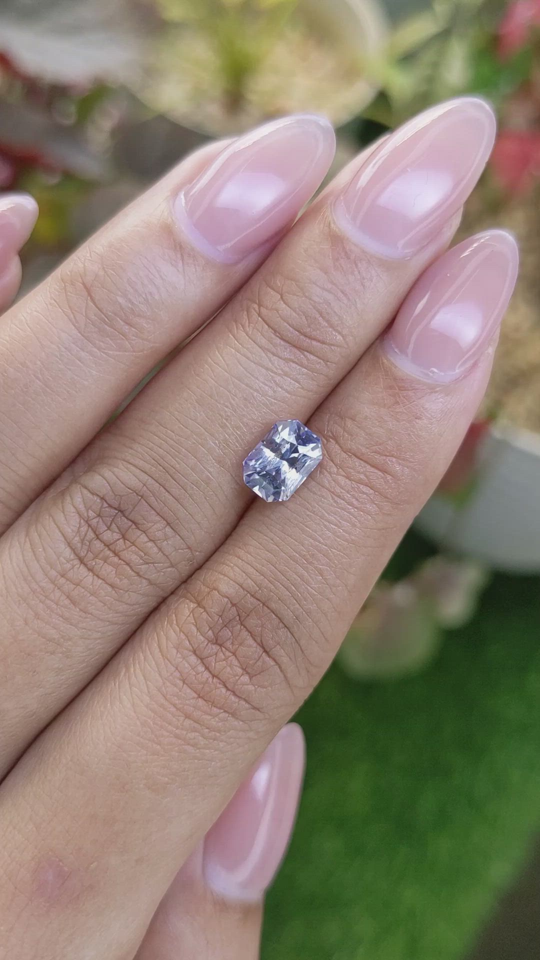 2.12 Ct. Blue Sapphire from Ceylon (Sri Lanka) Size Video