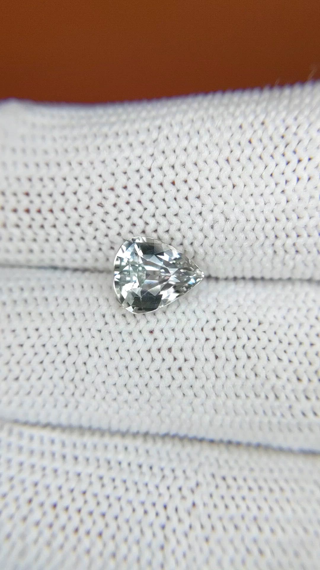 1.89 Ct. Bluish Green Sapphire from Ceylon (Sri Lanka) Size Video