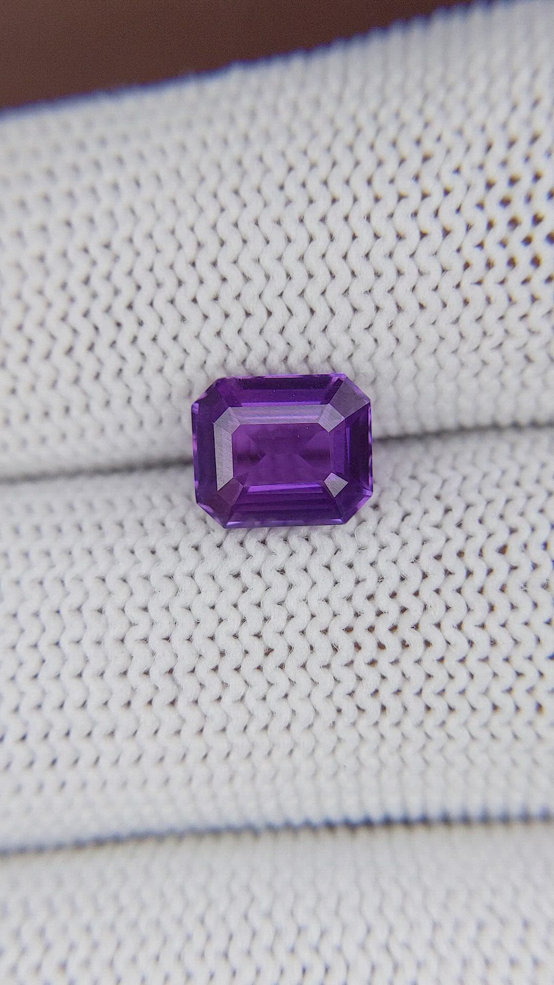 2.18 Ct. Purple Sapphire from Ceylon (Sri Lanka) Size Video