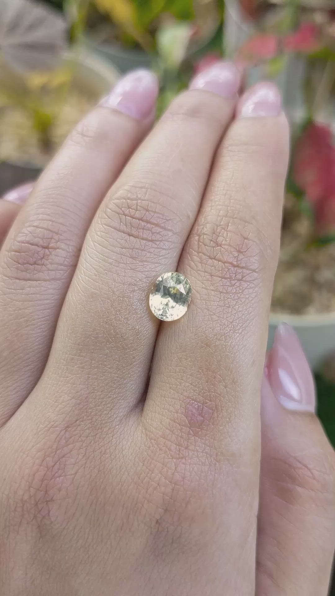 2.43 Ct. Yellow Sapphire from Ceylon (Sri Lanka) Size Video
