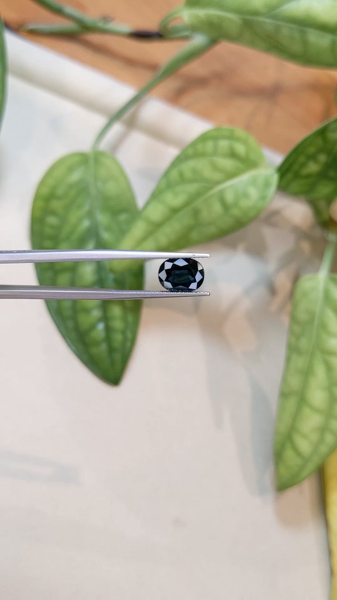 3.24 Ct. Greenish Blue Sapphire from Australia Size Video