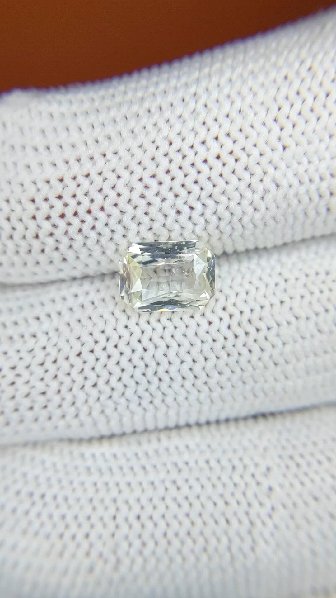 1.79 Ct. Yellow Sapphire from Ceylon (Sri Lanka) Size Video