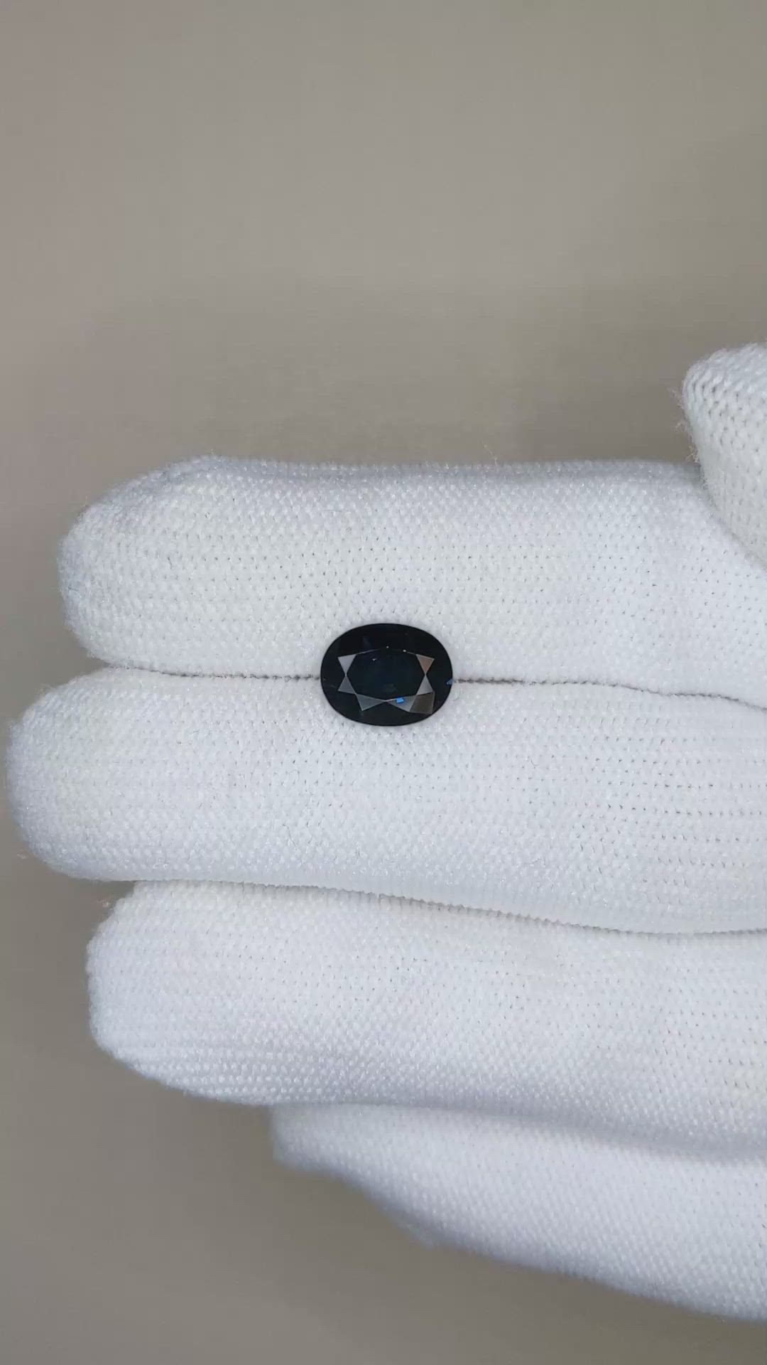 2.23 Ct. Blue Sapphire from Australia Size Video