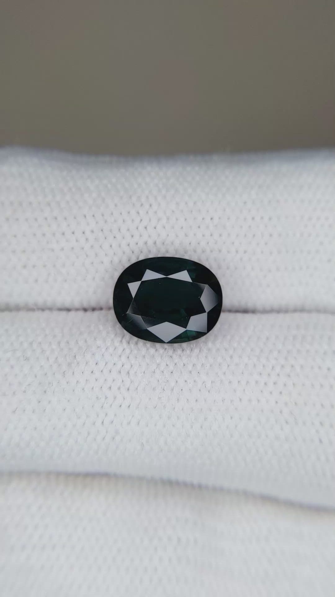 3.22 Ct. Greenish Blue Sapphire from Australia Size Video