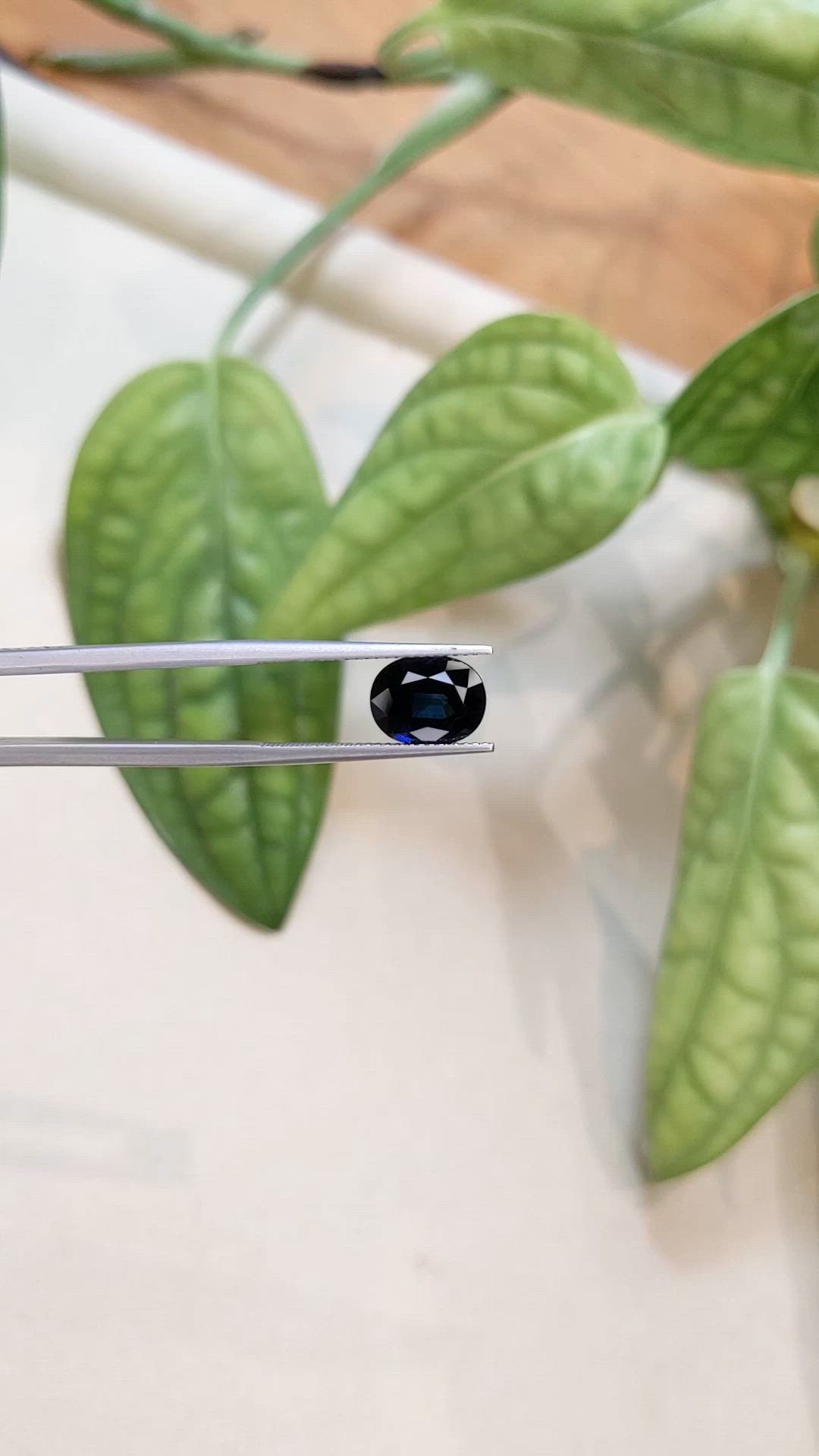 3.68 Ct. Blue Sapphire from Australia Size Video