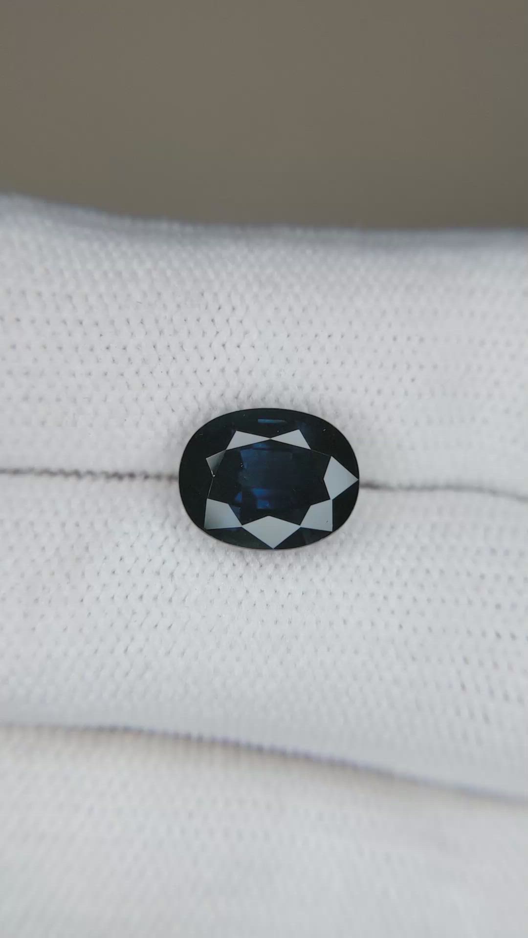3.68 Ct. Blue Sapphire from Australia Size Video