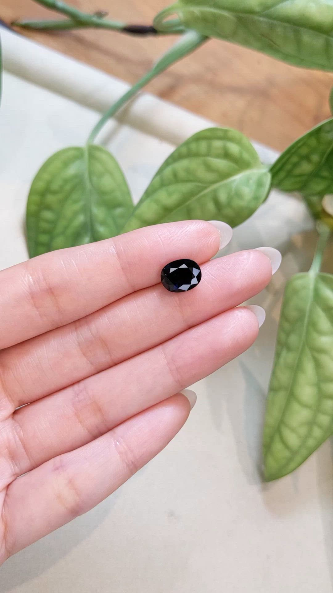 3.68 Ct. Blue Sapphire from Australia Size Video