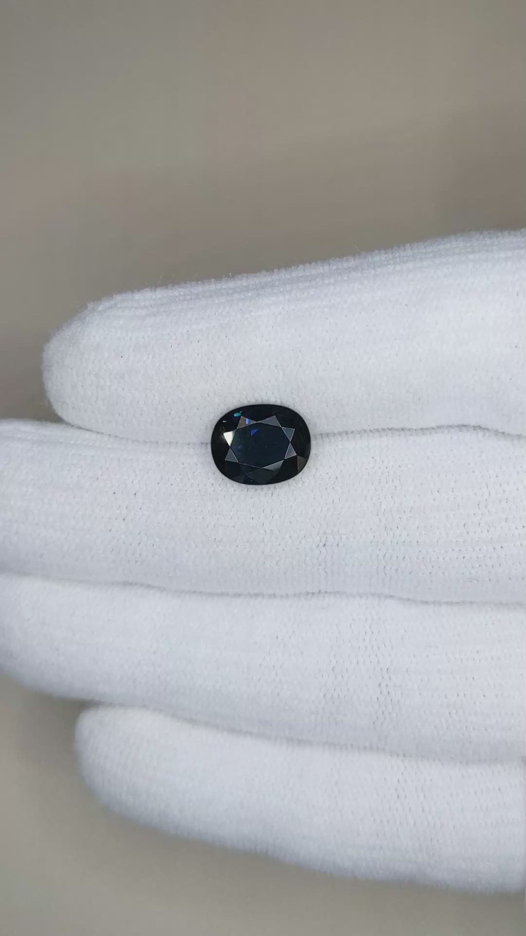 3.83 Ct. Blue Sapphire from Australia Size Video