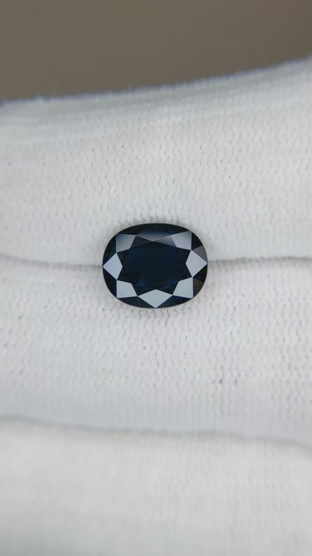 3.83 Ct. Blue Sapphire from Australia Size Video