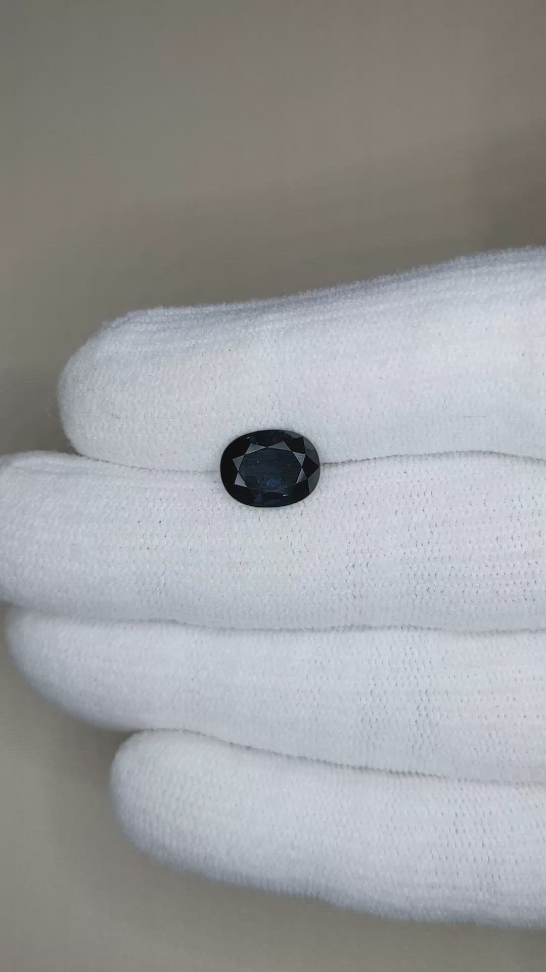 3.20 Ct. Blue Sapphire from Australia Size Video