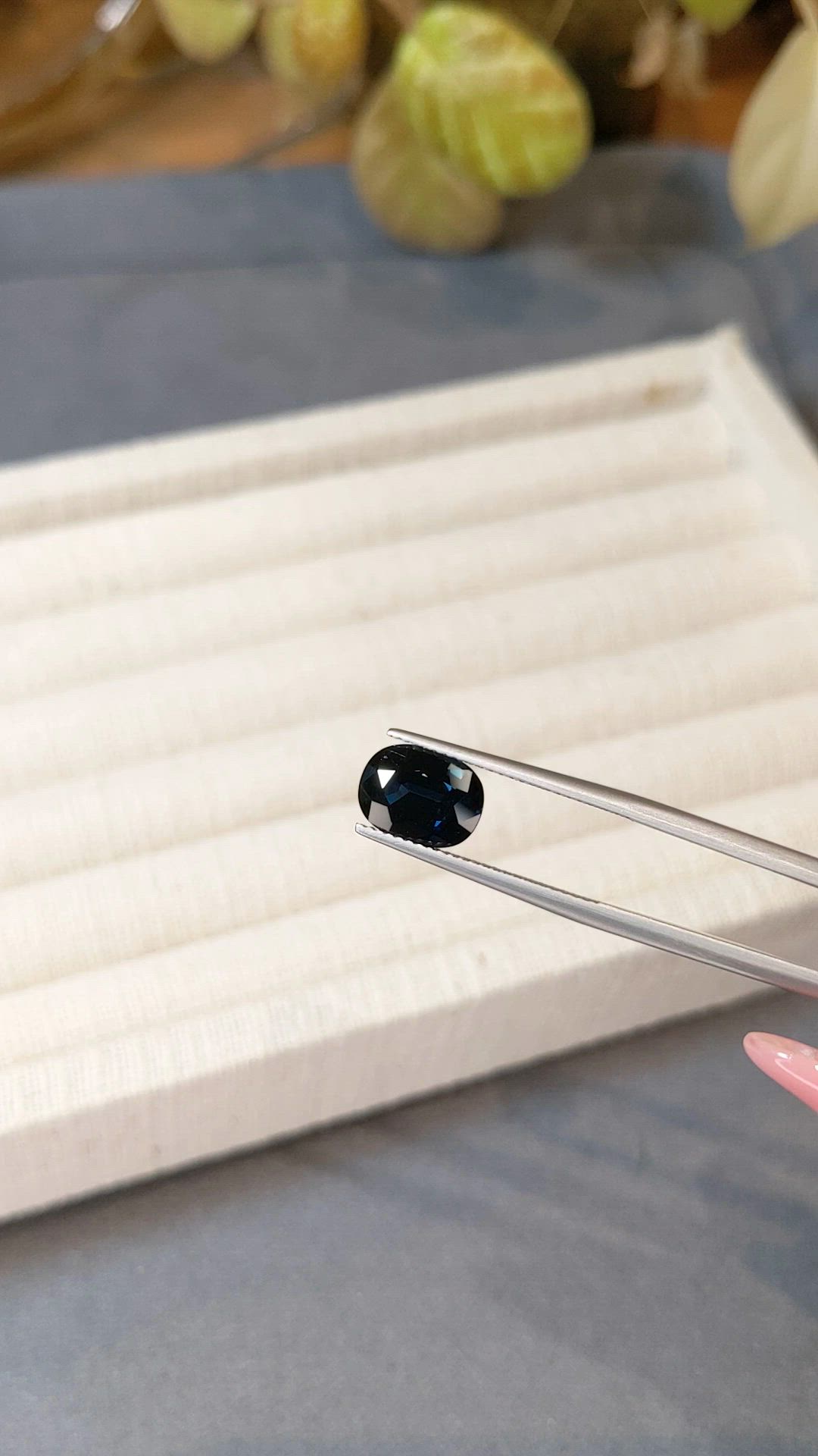 3.65 Ct. Blue Sapphire from Australia Size Video