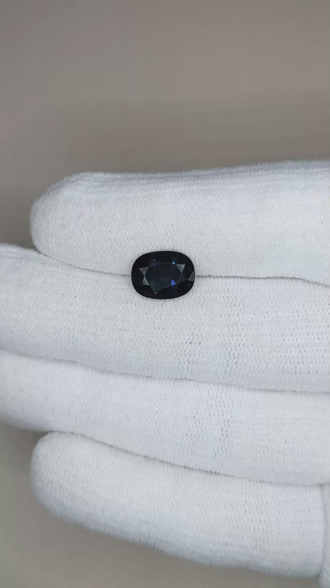 3.65 Ct. Blue Sapphire from Australia Size Video