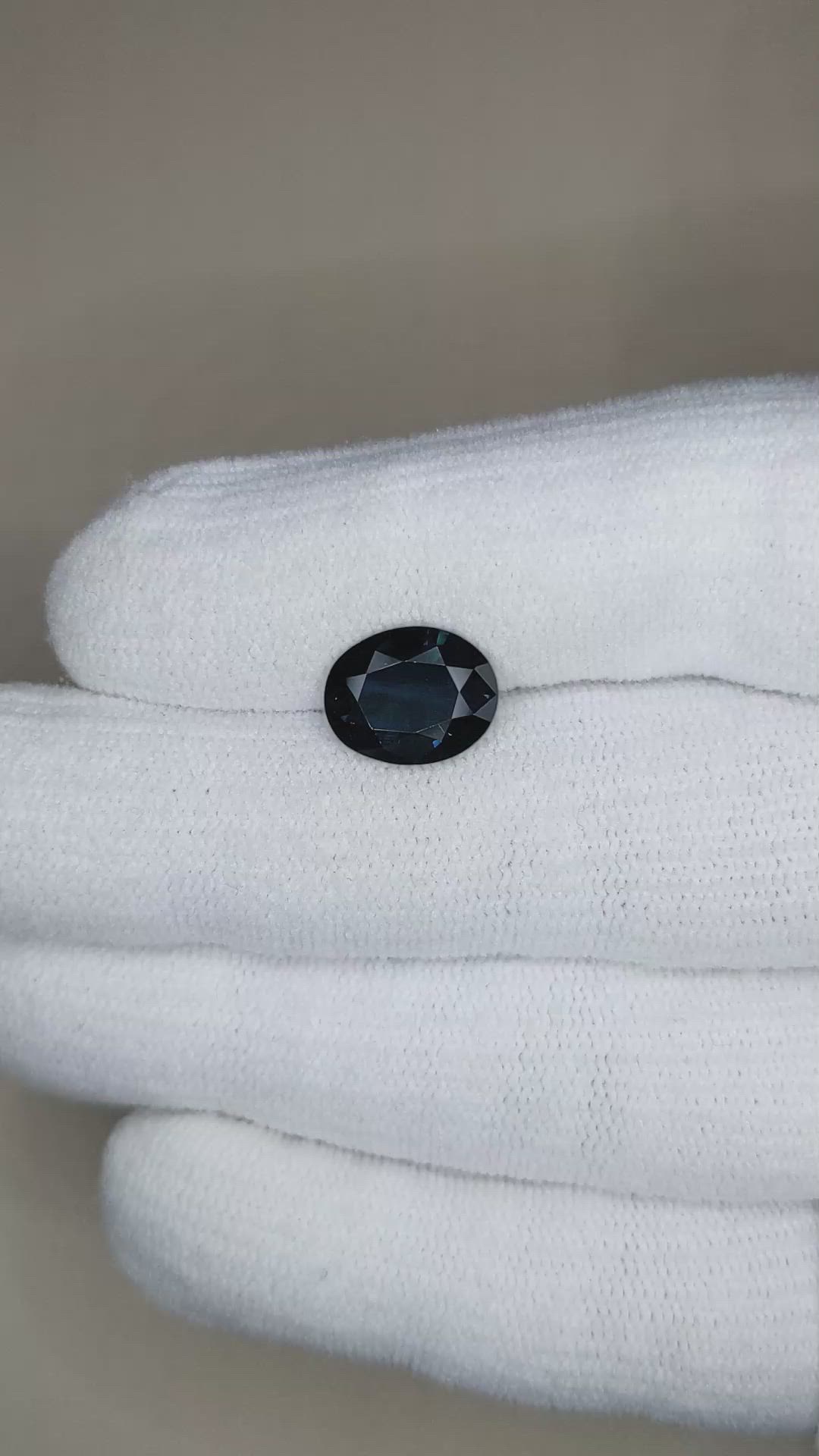 4.23 Ct. Blue Sapphire from Australia Size Video