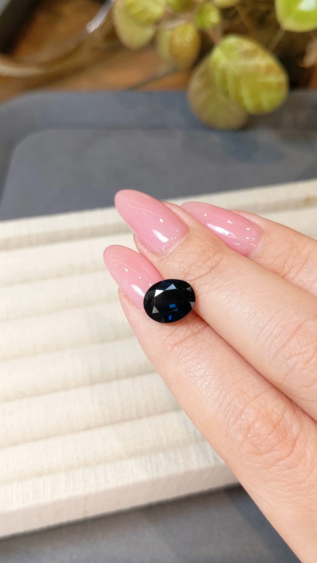 4.23 Ct. Blue Sapphire from Australia Size Video