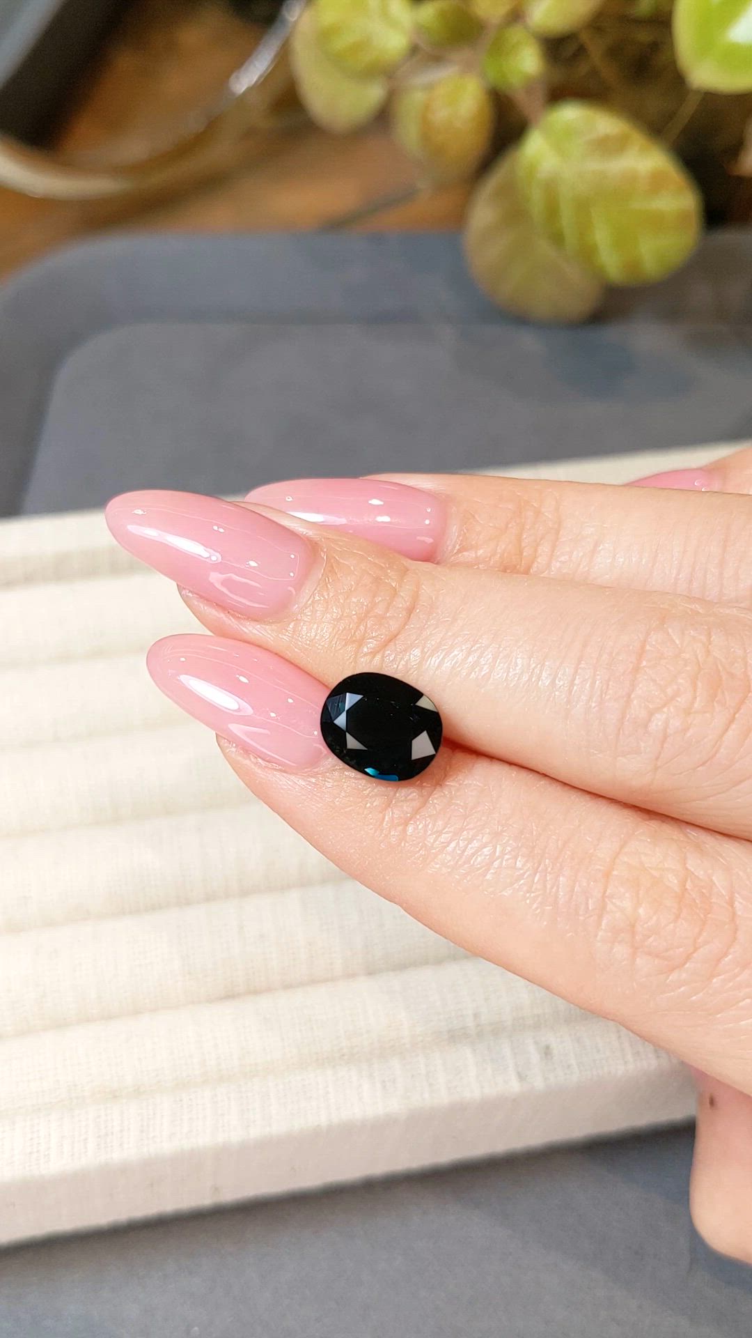 4.09 Ct. Blue Sapphire from Australia Size Video