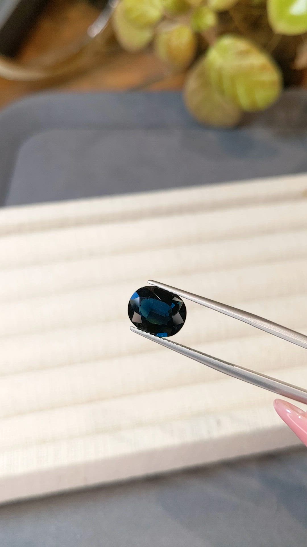 4.09 Ct. Blue Sapphire from Australia Size Video