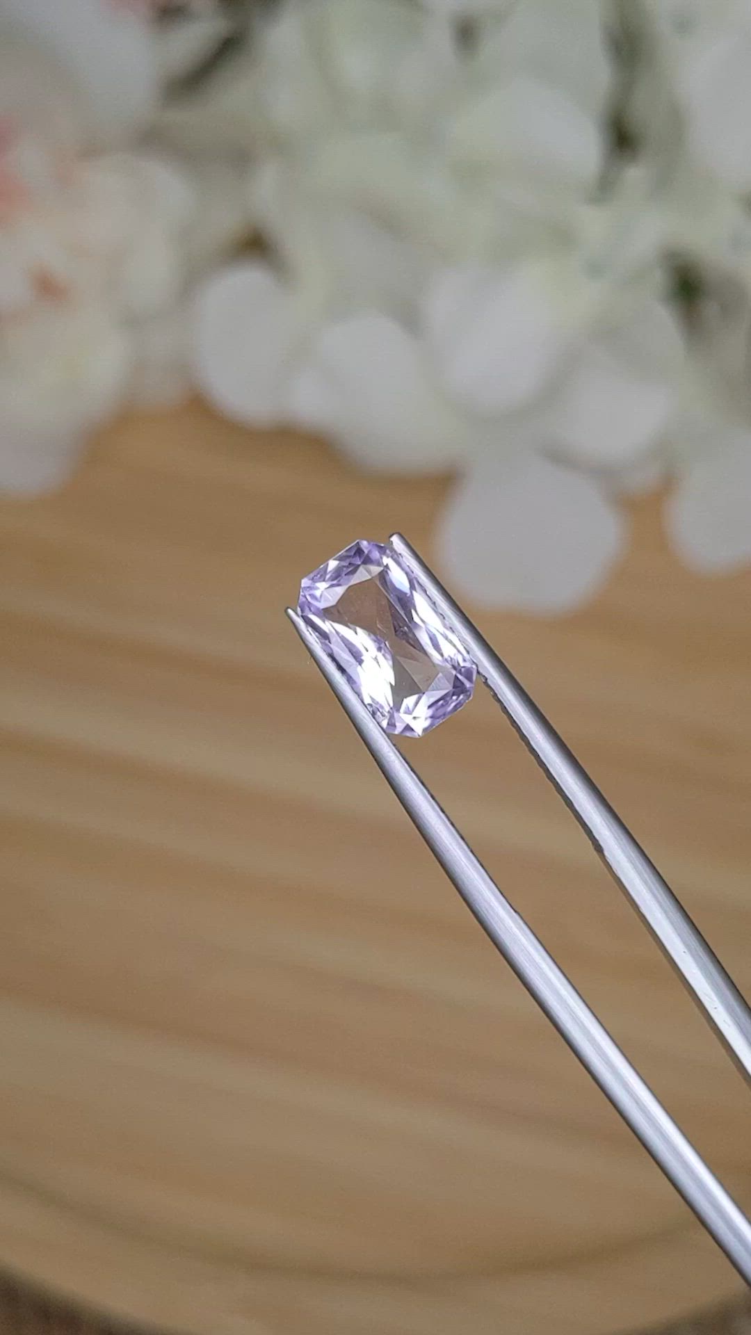 2.02 Ct. Purple Sapphire from Ceylon (Sri Lanka) Size Video