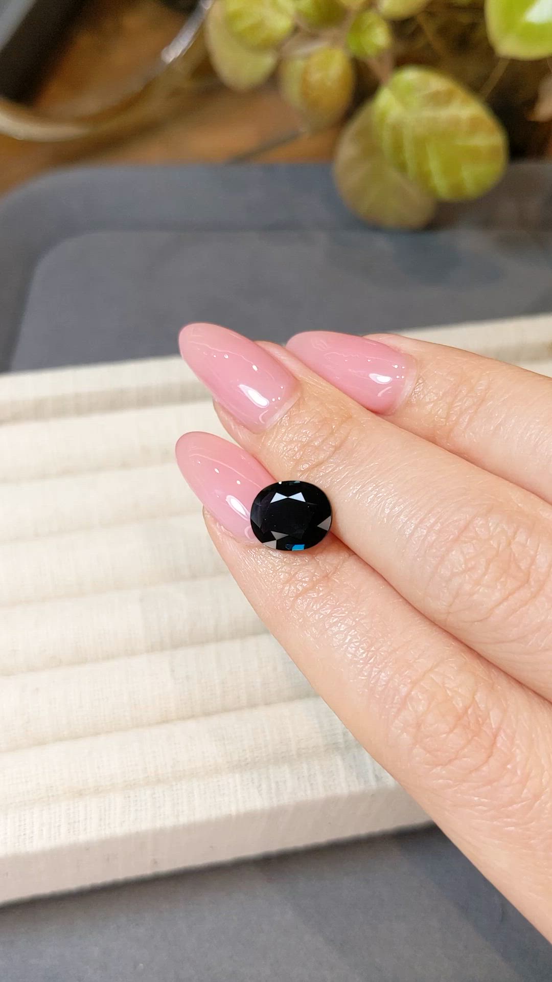 3.49 Ct. Blue Sapphire from Australia Size Video
