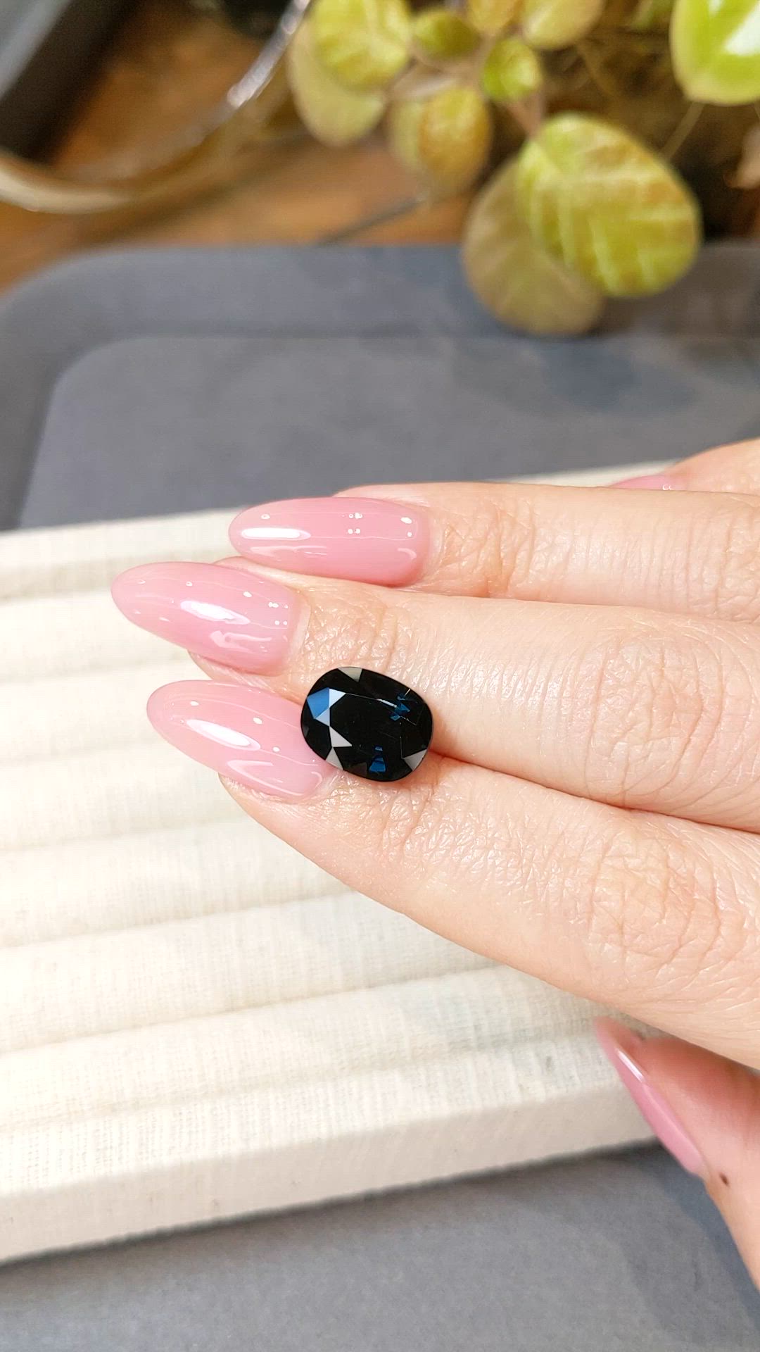 6.92 Ct. Blue Sapphire from Australia Size Video