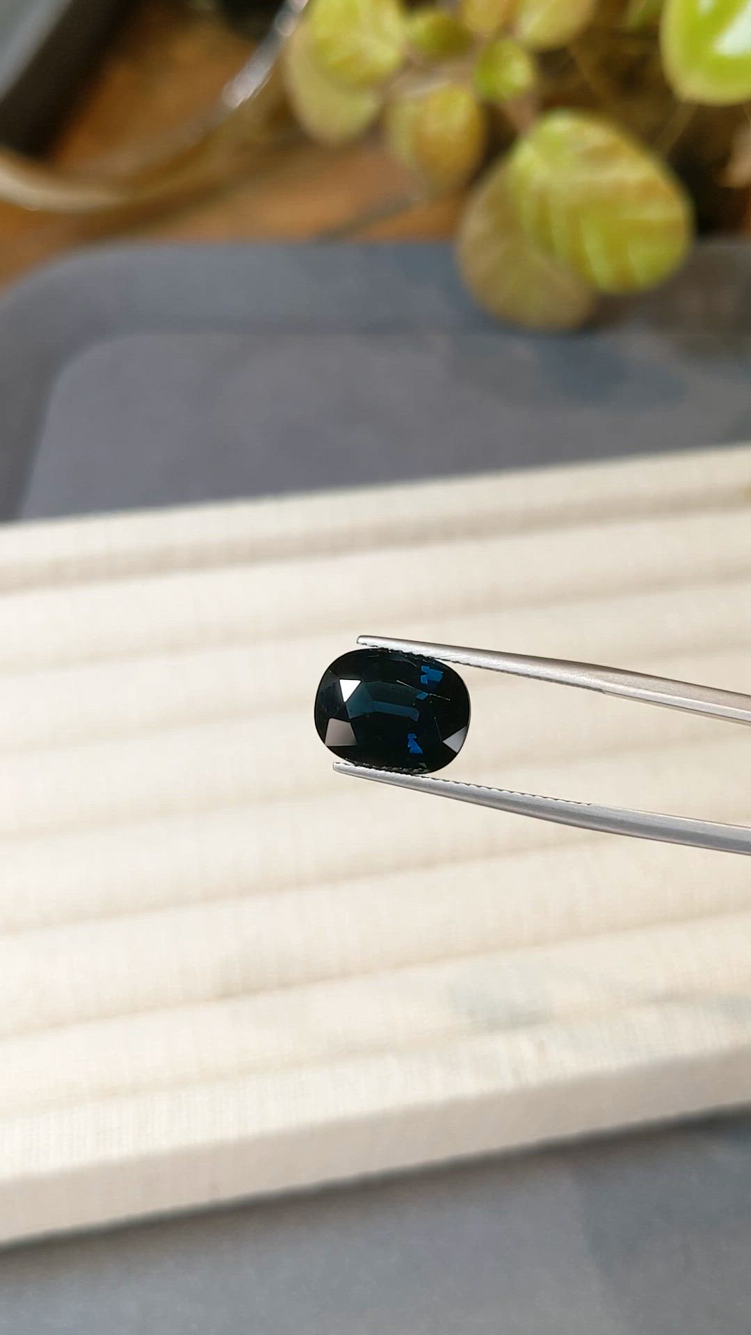 6.92 Ct. Blue Sapphire from Australia Size Video