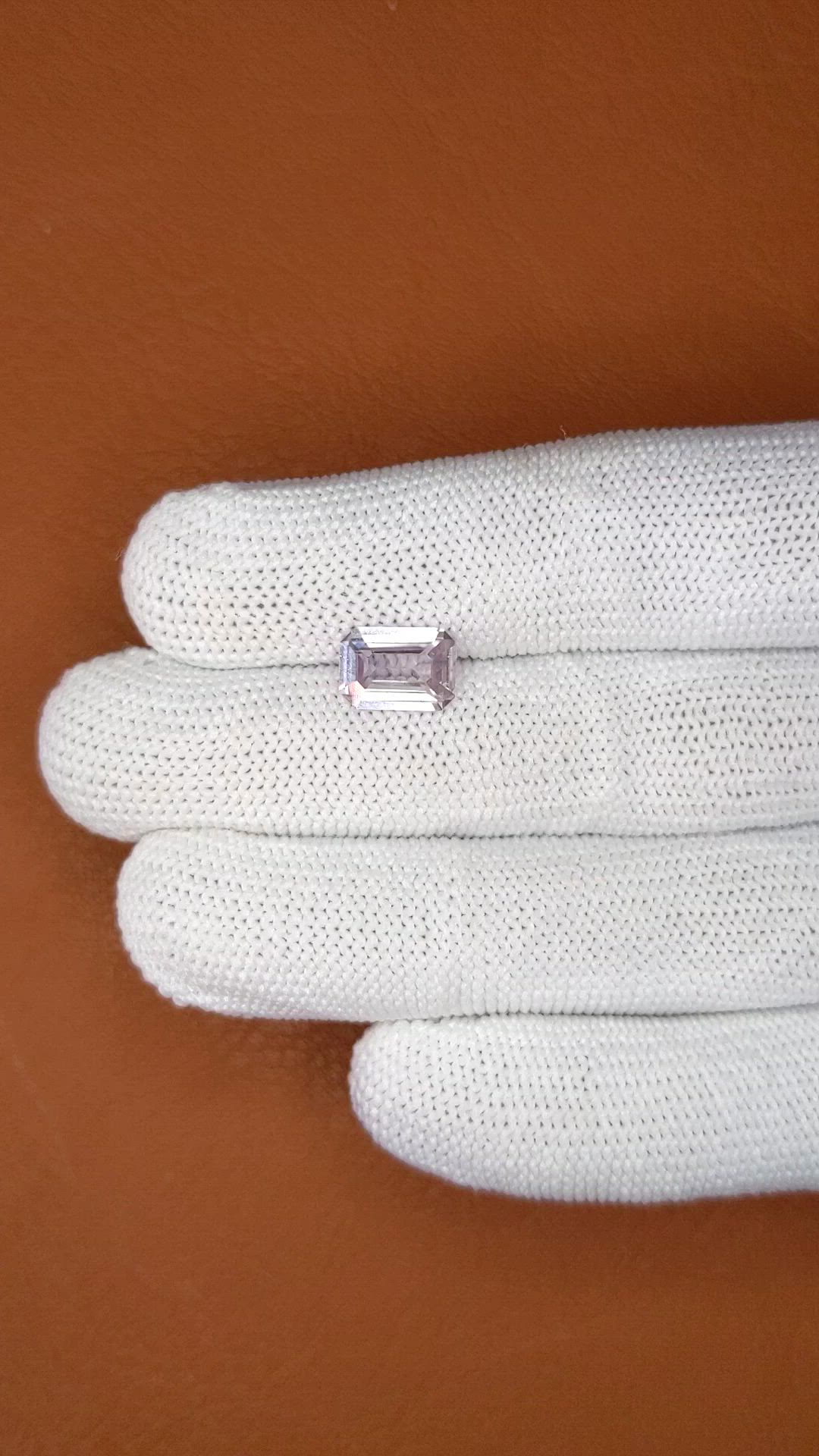 2.46 Ct. Purplish Pink Sapphire from Ceylon (Sri Lanka) Size Video