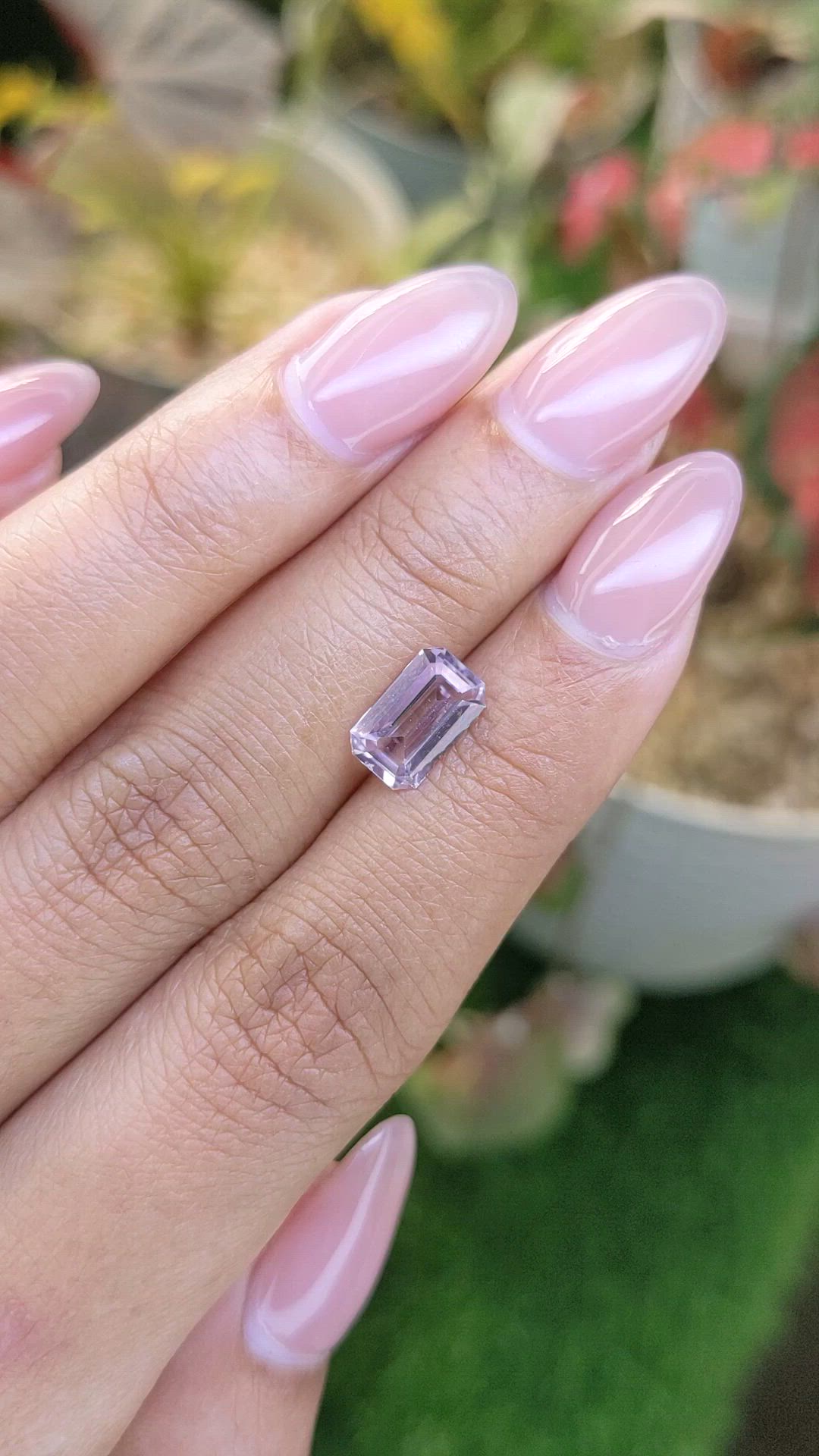 1.92 Ct. Purplish Pink Sapphire from Ceylon (Sri Lanka) Size Video