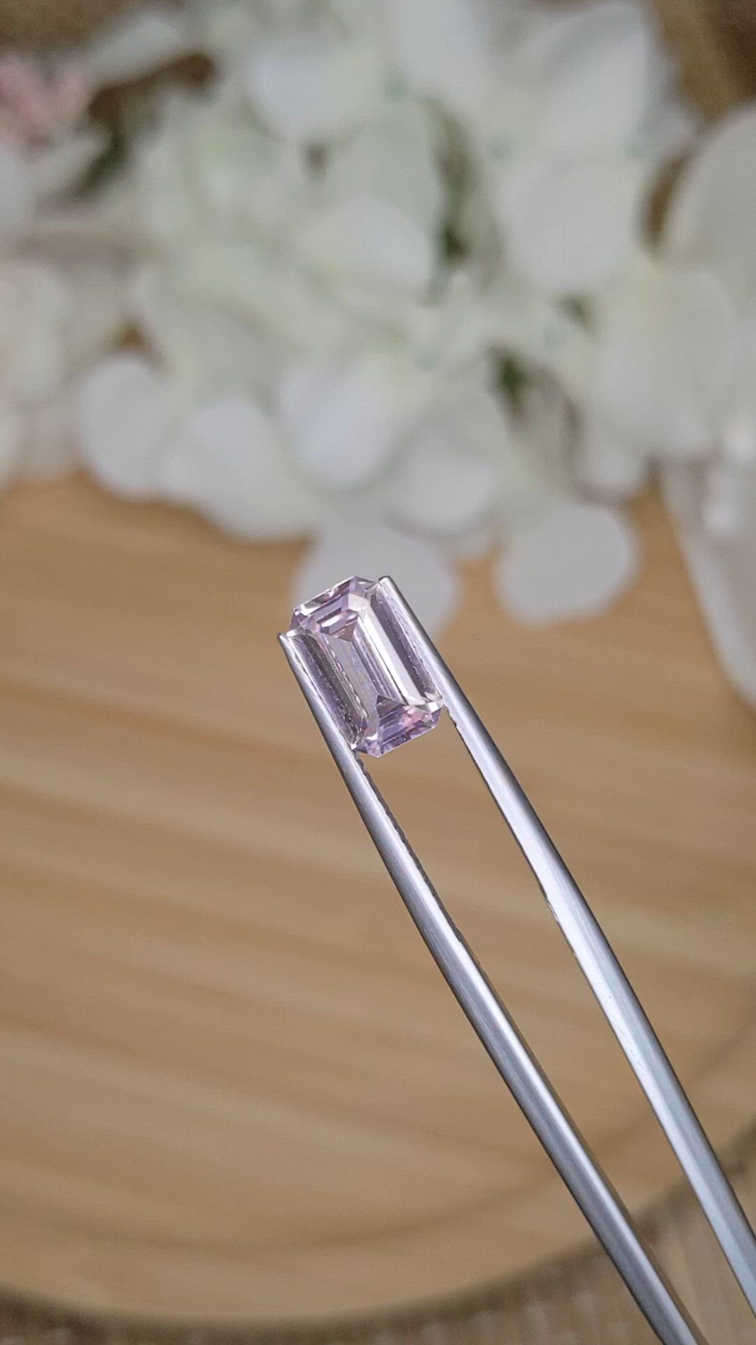 1.92 Ct. Purplish Pink Sapphire from Ceylon (Sri Lanka) Size Video