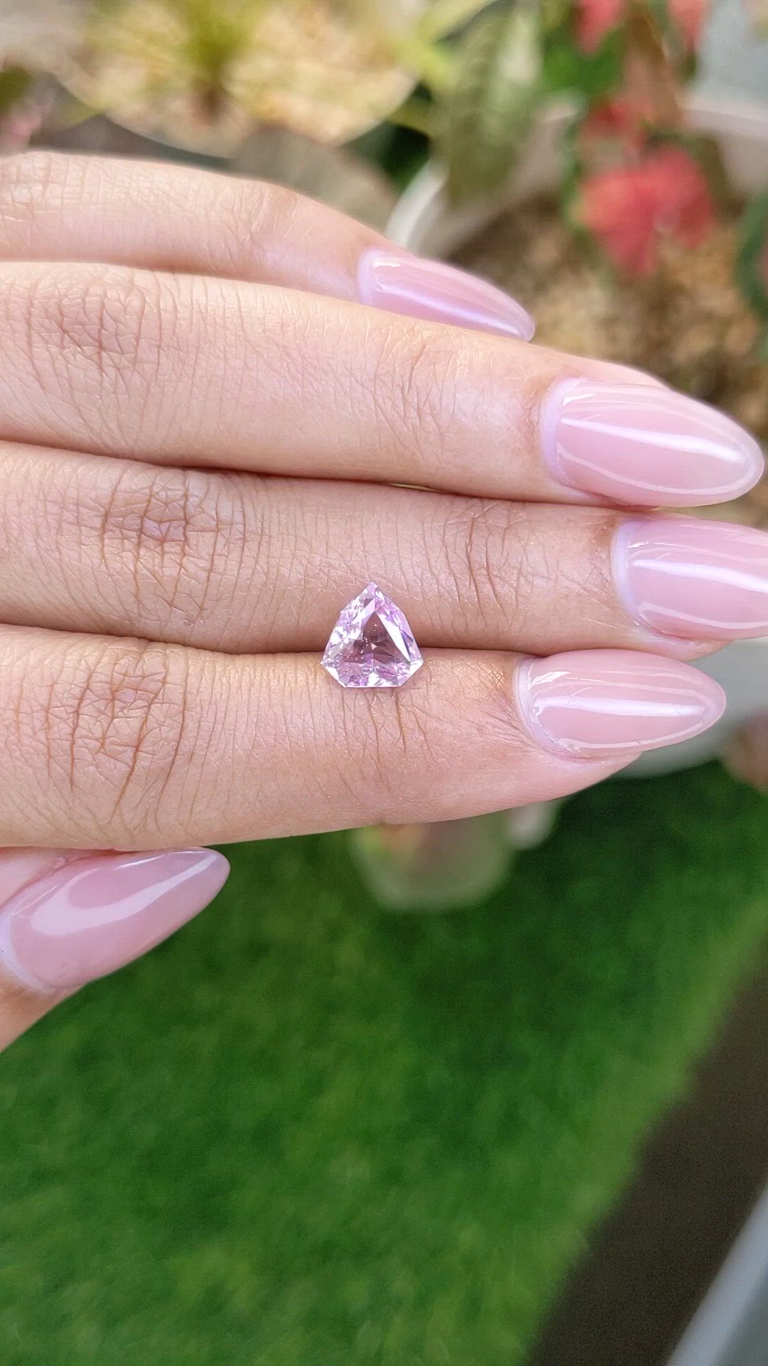 1.43 Ct. Pink Sapphire from Ceylon (Sri Lanka) Size Video