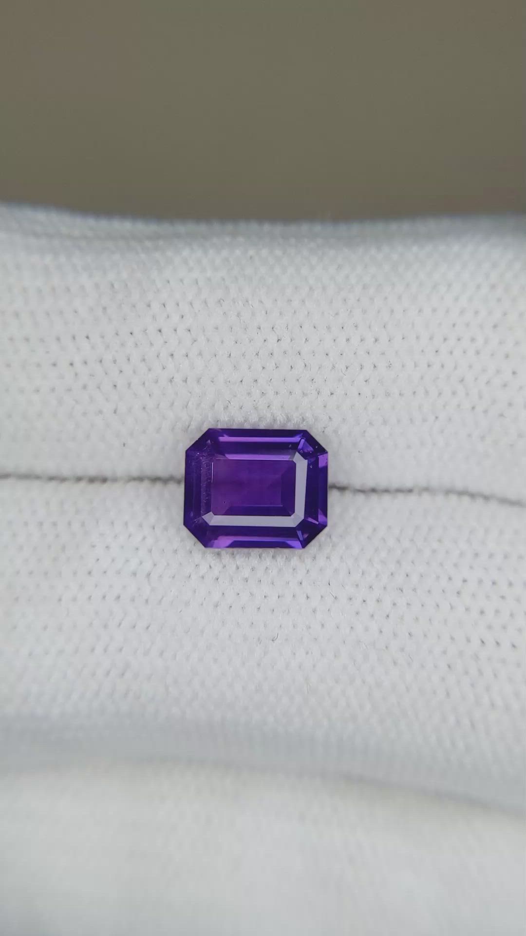 2.04 Ct. Purple Sapphire from Madagascar Size Video