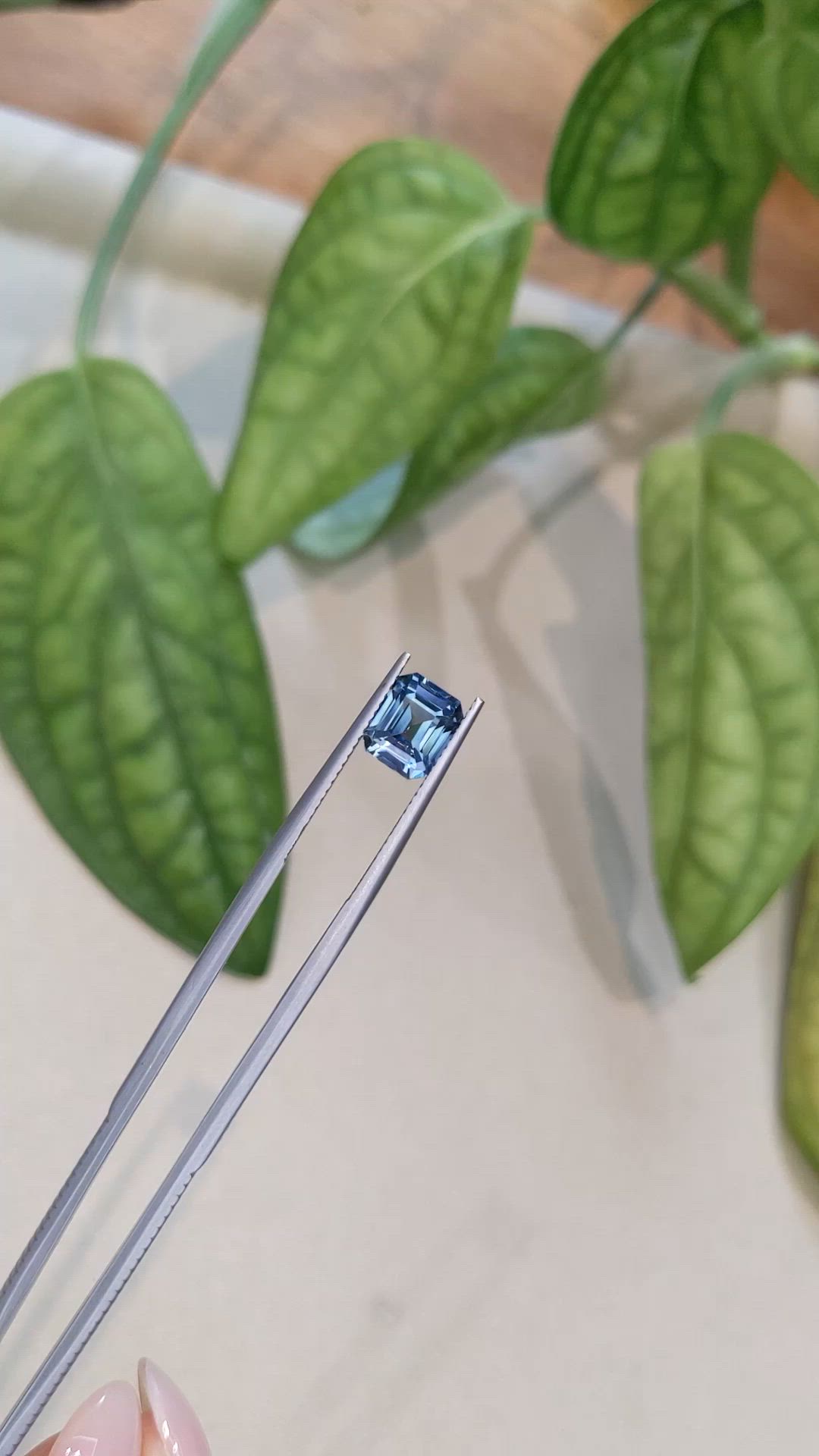 2.58 Ct. Blue Sapphire from Ceylon (Sri Lanka) Size Video
