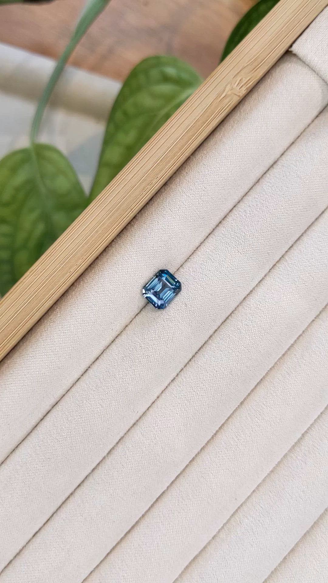 2.58 Ct. Blue Sapphire from Ceylon (Sri Lanka) Size Video