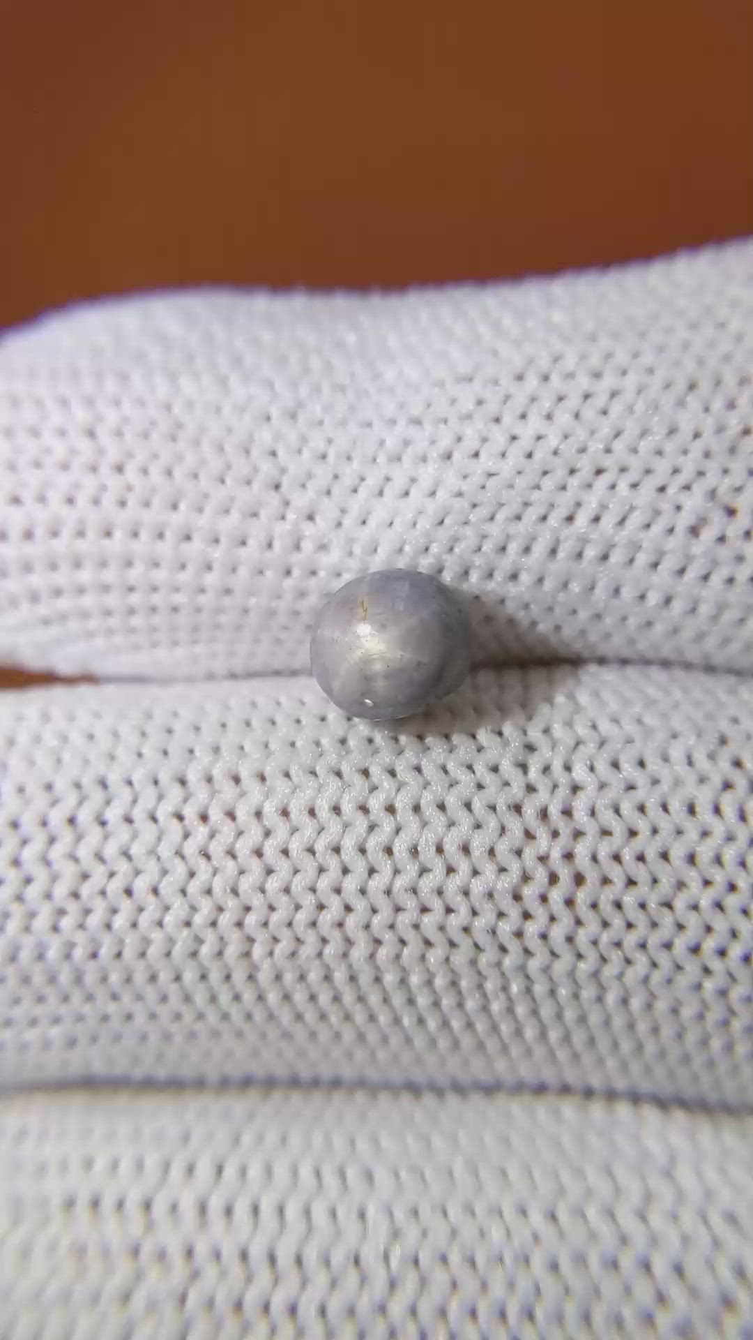 2.52 Ct. Blue Star Sapphire from Ceylon (Sri Lanka) Size Video