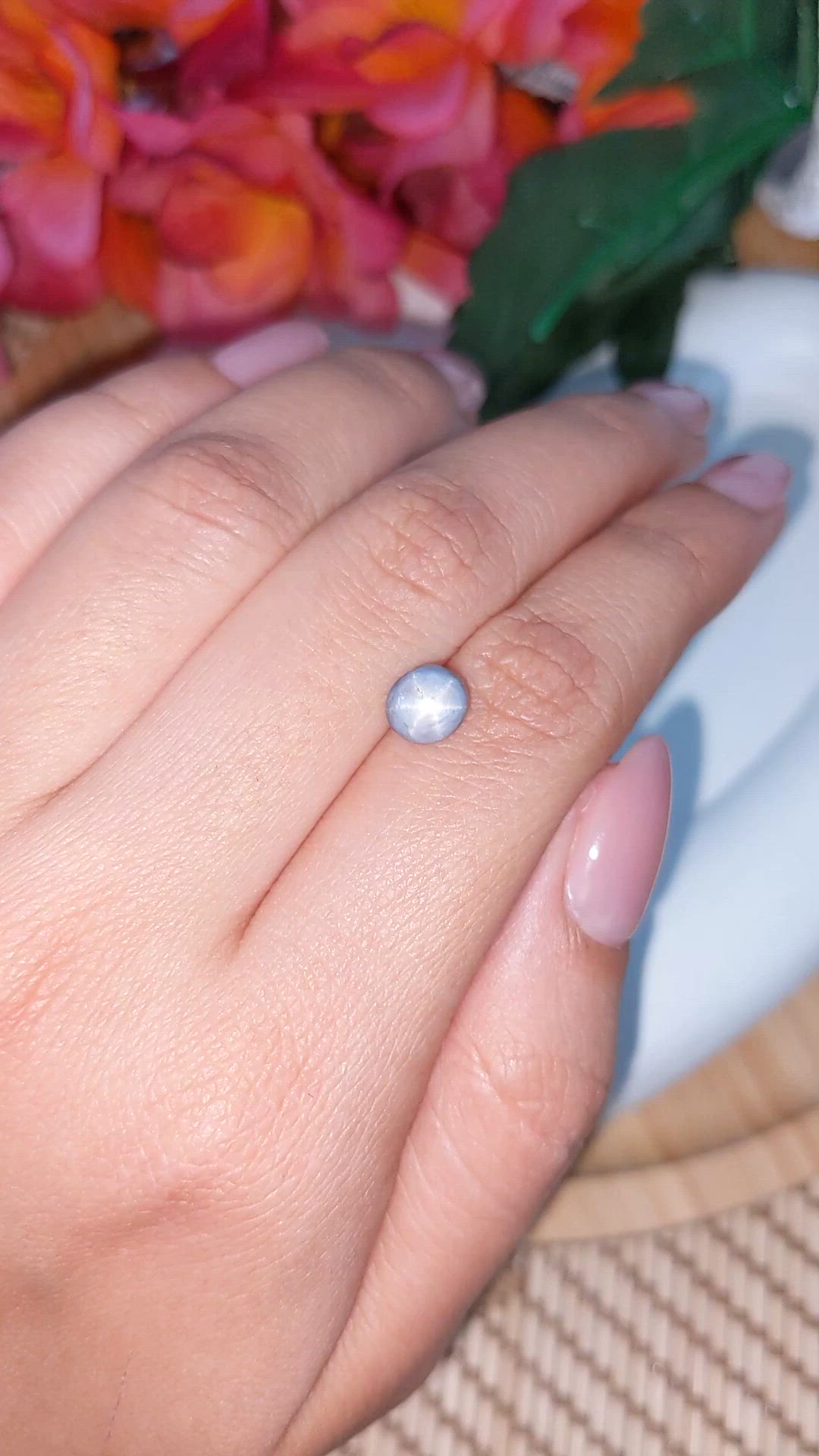 2.52 Ct. Blue Star Sapphire from Ceylon (Sri Lanka) Size Video