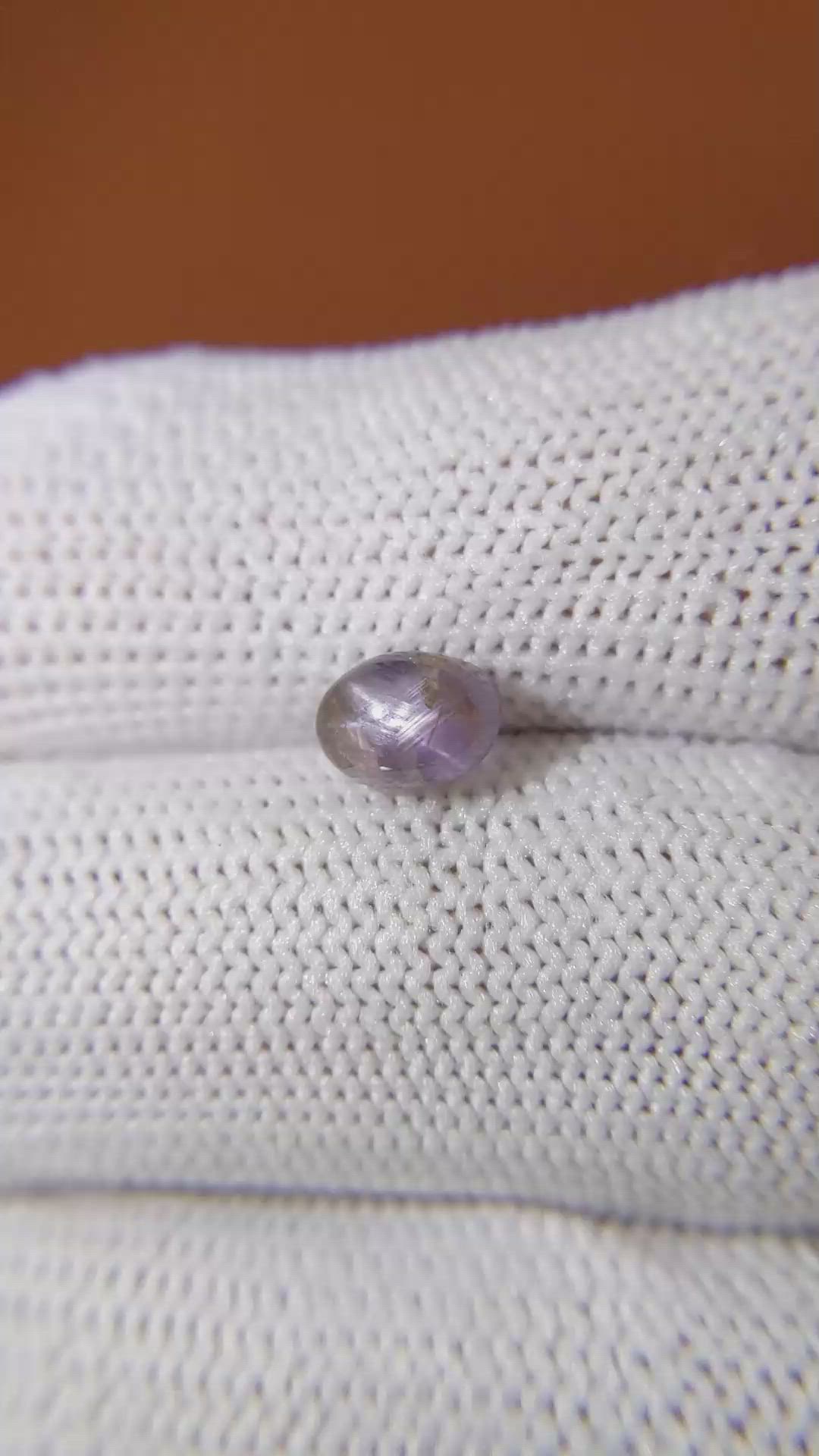 2.01 Ct. Purple Star Sapphire from Ceylon (Sri Lanka) Size Video