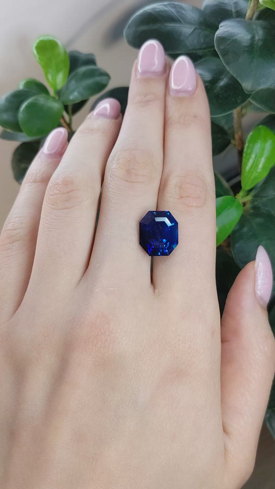 12.27 Ct. Blue Sapphire from Madagascar Size Video