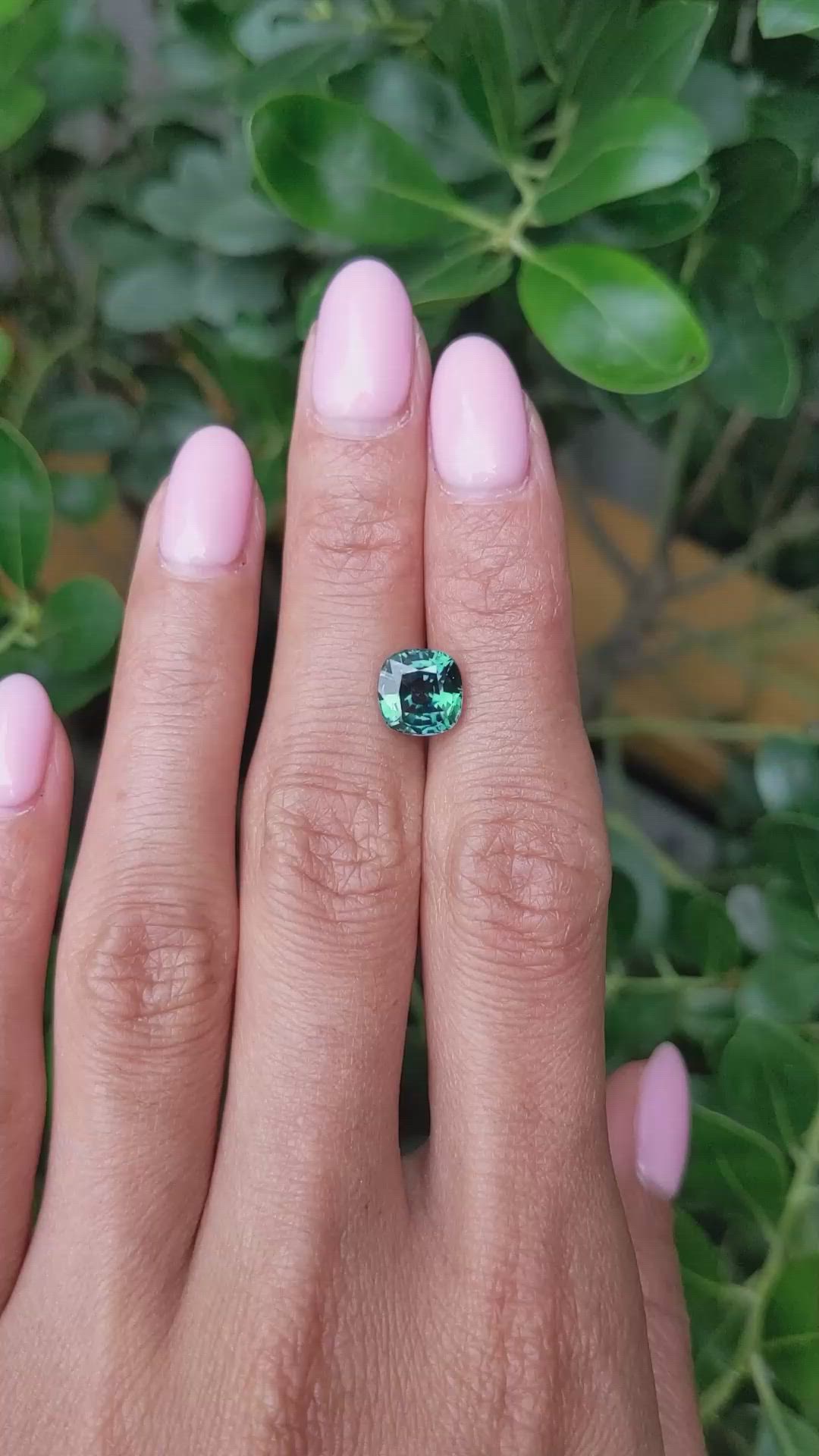 3.01 Ct. Green Sapphire from Montana Size Video