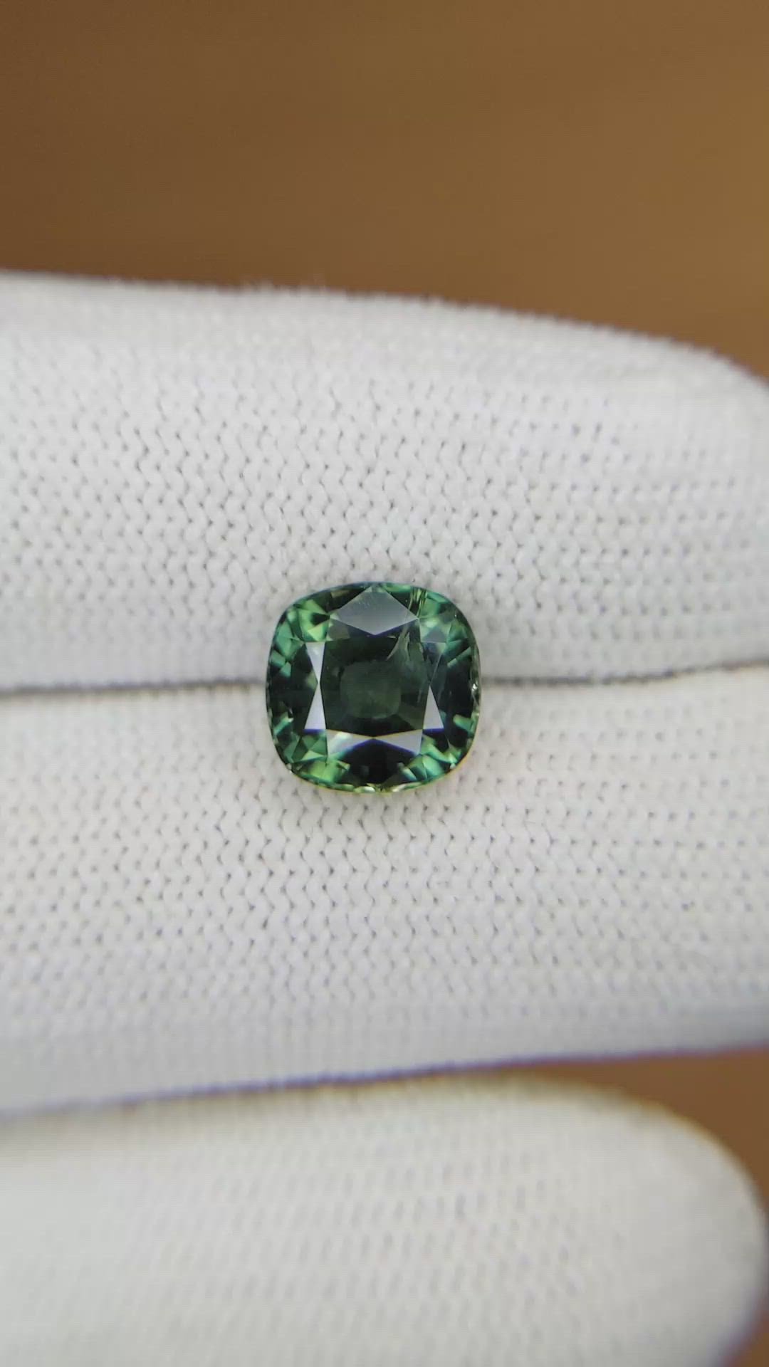 3.01 Ct. Green Sapphire from Montana Size Video
