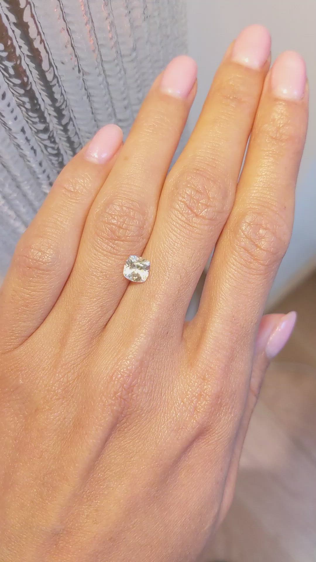 1.22 Ct. Yellow Sapphire from Ceylon (Sri Lanka) Size Video
