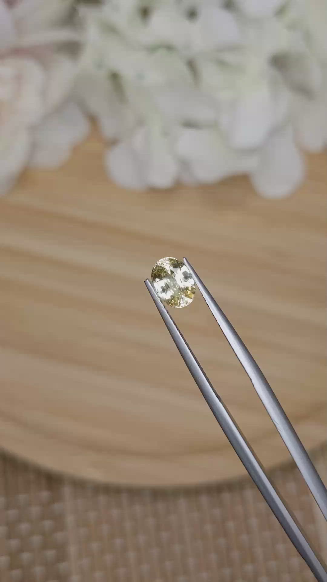 1.14 Ct. Yellow Sapphire from Ceylon (Sri Lanka) Size Video