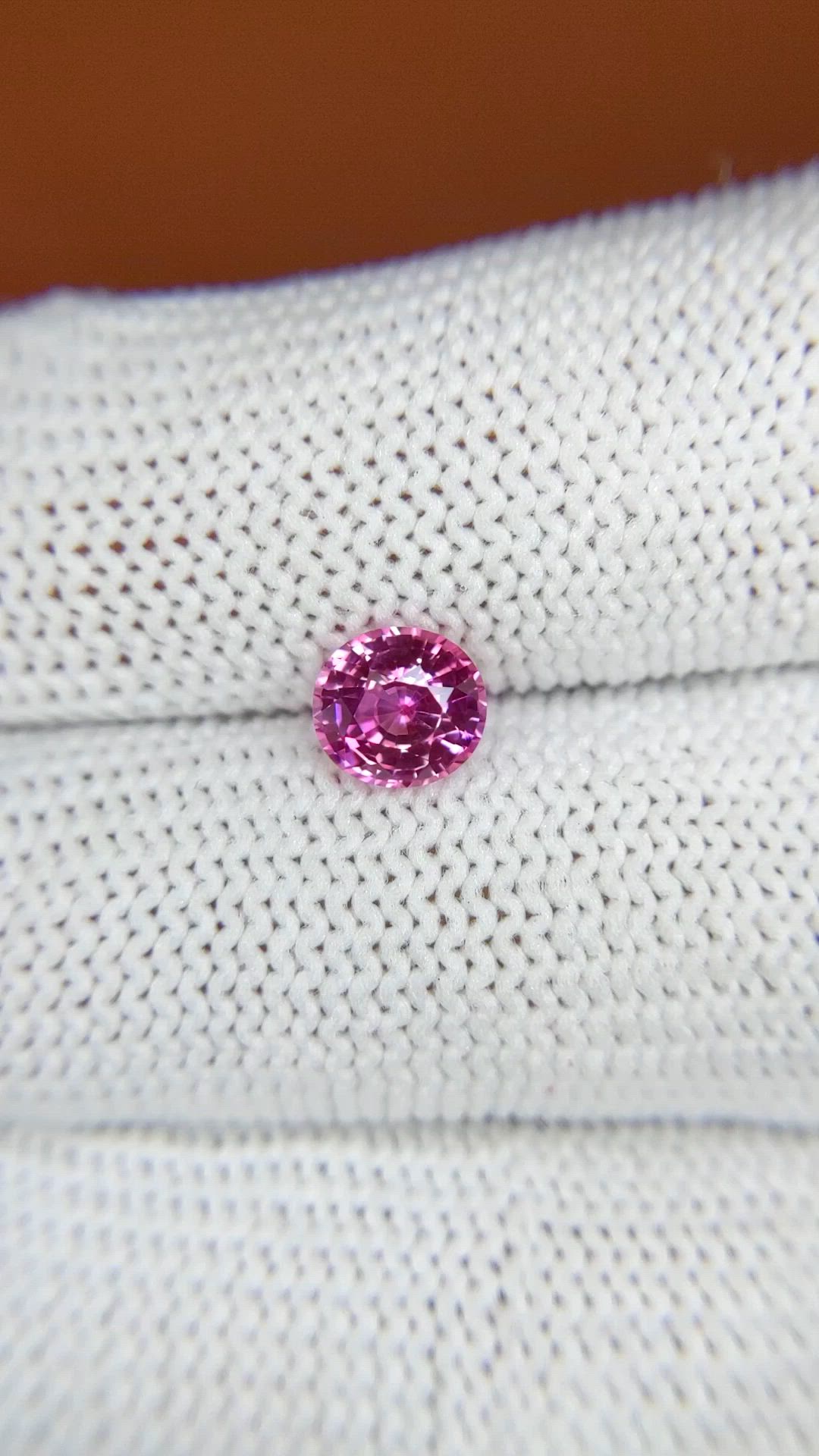 1.18 Ct. Pink Sapphire from Ceylon (Sri Lanka) Size Video