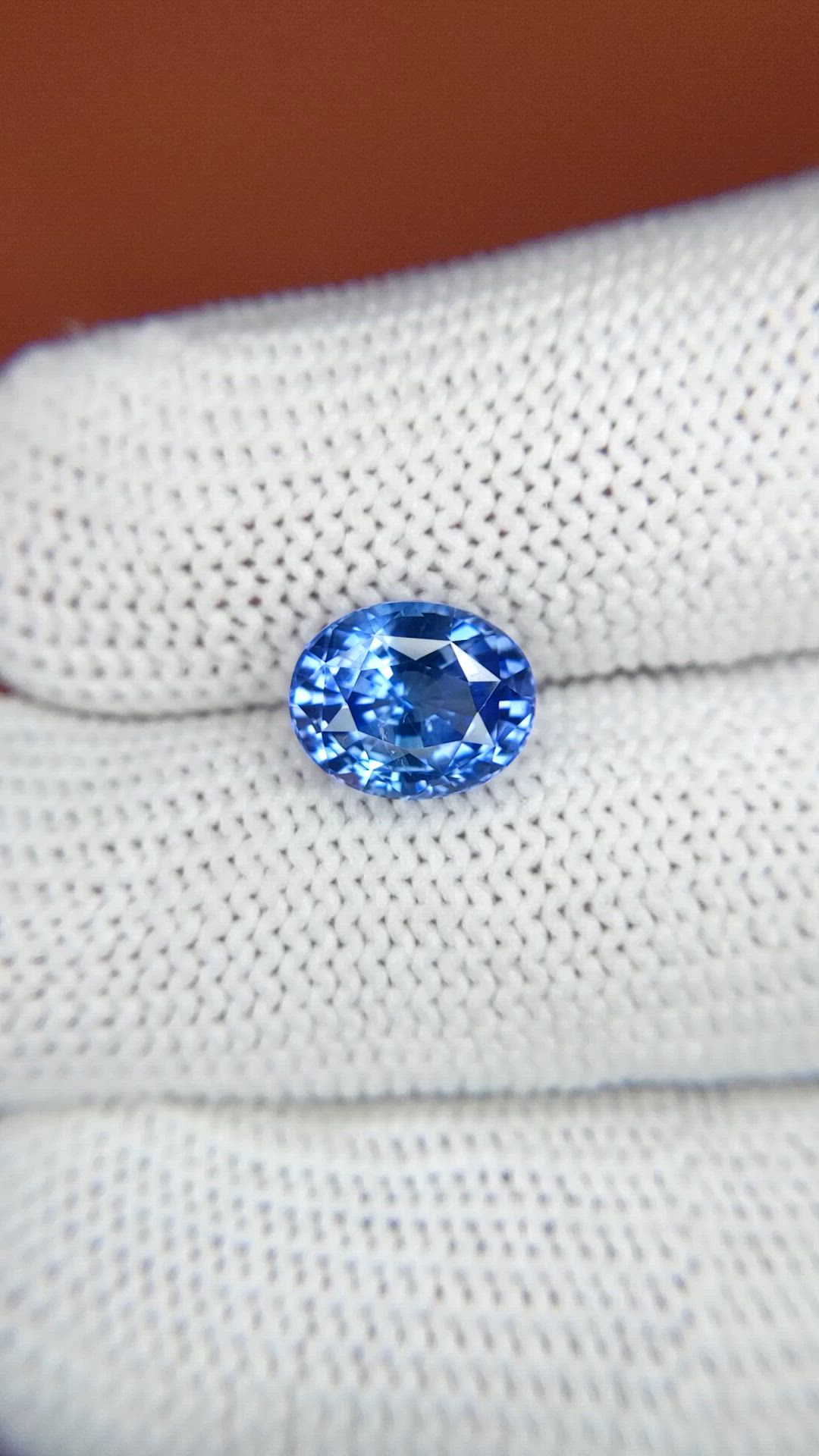 3.08 Ct. Blue Sapphire from Ceylon (Sri Lanka) Size Video