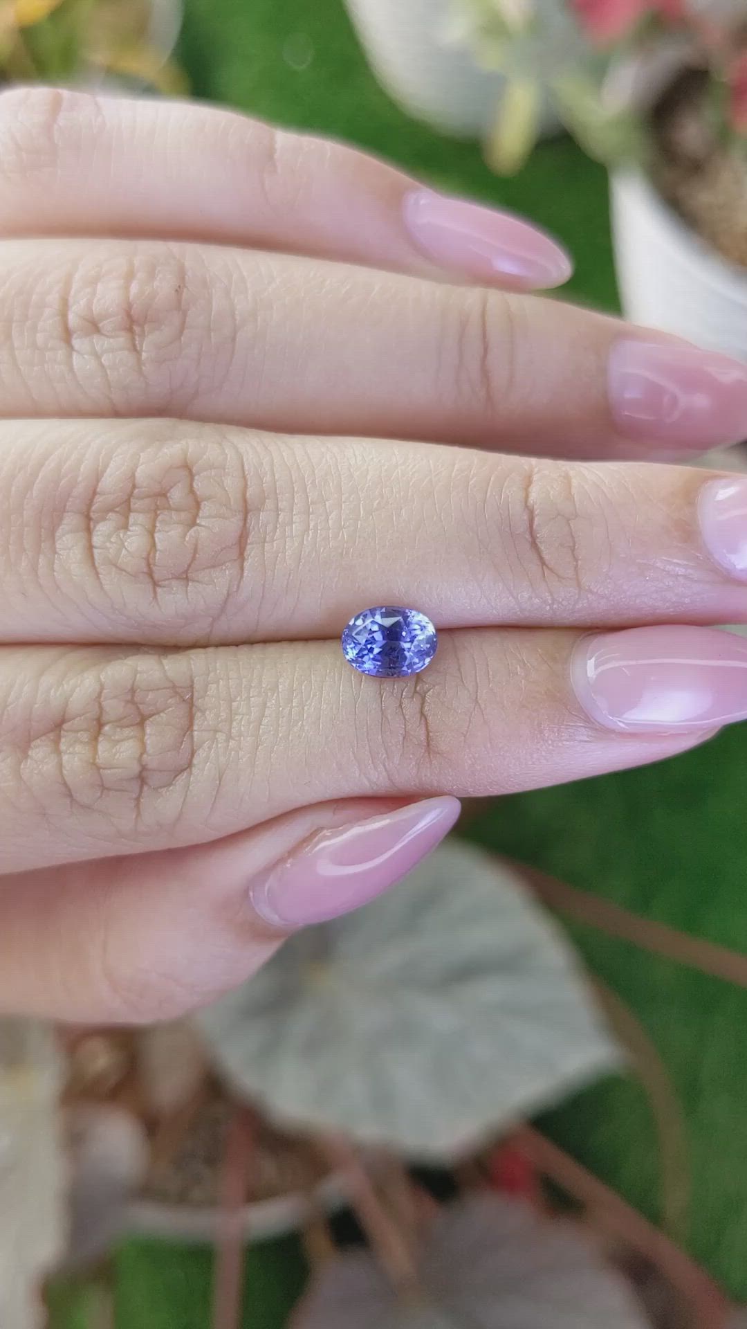 1.18 Ct. Blue Sapphire from Ceylon (Sri Lanka) Size Video