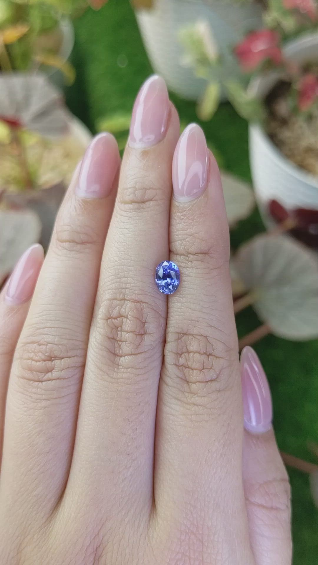 1.18 Ct. Blue Sapphire from Ceylon (Sri Lanka) Size Video