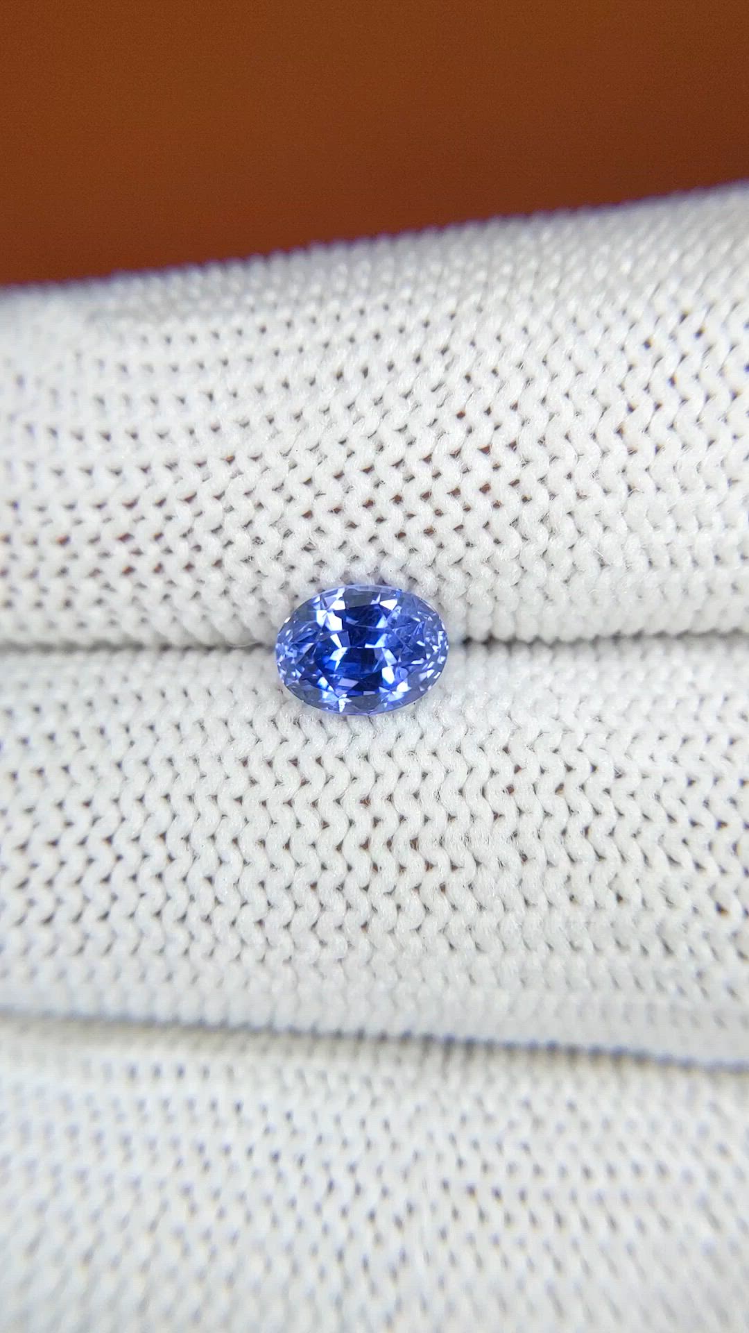 1.18 Ct. Blue Sapphire from Ceylon (Sri Lanka) Size Video