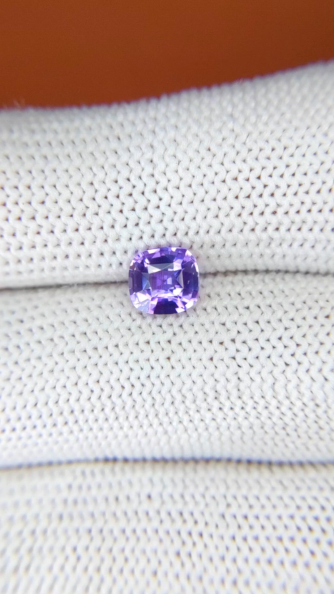 1.13 Ct. Purple Sapphire from Ceylon (Sri Lanka) Size Video